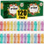 AZEN 120 Pack Lip Balm, Natural Lip Balm Bulk, Lip Care Product, Moisturizing Lip Balms for dry cracked lips - 10 Flavors