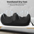 Medcursor Foot Massager with Heat - Foot and Calf Massager with Massage Roller, Deep Massage for Plantar Fasciitis, Pain Relief, Neuropathy, Relax for Home or Office Use (Not Cordless)