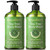 Roycederm Tea Tree Body Wash & Soap, Purifying and Refreshing Body Cleanser with Tea Tree Oil & Wormwood, Moisturizing Body Wash Helps Soothe Skin, Suitable for Men and Women - 2 Pack