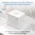 CLEAN SKIN CLUB Clear Acrylic Box for Clean Towels XL (NOT Included), Container For 50 Disposable Clean Towels XL, Face Towelettes Bathroom Counter Storage, Bin for Cleansing Facial Dry Wipes
