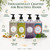 Mosaic Liquid Hand Soap / Wash Gift Set, Ideal Bathroom Kitchen Hand Soap Set ,Lavender + Almond & Argan + Peppermint & Eucalyptus + Camomile , 4 x 24.6 fl oz Each Liquid Soap Bottle