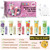 AZEN 60 Sets Bulk Gifts, Hand Cream and Lip Balm Bulk Set with Organza Bag Thank You Card, Baby Shower Wedding Gifts for Guests, Bridal Wedding Favors
