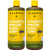 Alaffia Authentic African Black Soap, Eucalyptus Tea Tree 2-Pack, 32 Oz Ea