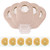 Carbou 21 PCS Ostomy Supplies Colostomy Bags Two Piece Ostomy Bag with Closure 12", Drainable Pouches for Ileostomy Stoma Care,15mm-57mm Cut-to-Fit(15pcs Bags+6pcs Barrier)