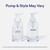 BLUELAND Hand Soap Duo, 2 Bottles with 8 Refill Tablets, Variety Scents