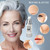 Vitamin C Facial Serum for Women Over 70, Face Serum for Mature Skin, Anti Aging Skin Care with Niacinamide, Hyaluronic Acid, Peptides & Bakuchiol, Hydrates, Softens, Smooths and Firms 60ml