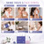 PoeticEHome Disposable Face Towels, Thick Yet Soft Cotton Dry Wipes, 4 Pack