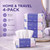 PoeticEHome Disposable Face Towels, Thick Yet Soft Cotton Dry Wipes, 4 Pack