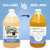 VERMONT SOAP Castile Soap Unscented, Liquid Soap, Natural Body Wash, 64 oz