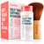 Tan Fan Self Tan Drying Powder Kit 3oz - Stop Sticky Feel After Tanning - Inc XL Soft Body Brush - For Spray, Fake, Gradual Tanner - 100% Vegan Talc-Free Natural For Silky Skin - Coconut - USA Made