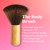 Tan Fan Self Tan Drying Powder Kit 3oz - Stop Sticky Feel After Tanning - Inc XL Soft Body Brush - For Spray, Fake, Gradual Tanner - 100% Vegan Talc-Free Natural For Silky Skin - Coconut - USA Made