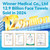 Winner Thicker Hangable Face Towels, 100% Cotton, 480 Count, 6 Pack