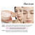 LOLOSKINNY Hydrogel Collagen Face Wrinkle Patches - 90 Sheets Bulk Pack for Daily Korean Skin Care Routine - Targeted Anti-Aging Firming Pads for Smile Lines, Frown Lines & Forehead Care