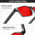 ANYLUV Blue Light Glasses for Sleep, 99.9% Blue Green Light Blocking with Red Lens, Red Glasses Eye Strain Relief Eye Protection