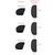 Setex Gecko Grip Ultra-Thin 0.6mm Anti Slip Eyeglass Nose Pads, (15 Black Pair) USA Made, 2500 Innovative Microstructured Fibers per Nose Pad, 0.6mm x 7mm x 16mm