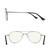 RB.Pilot Blue Light Aviator Reading Glasses for men Women Metal Frame Spring Temple