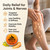 Minnah Nerve 3x Balm for Neuropathy, Natural Herbal Joint Care Warming with Organic Arnica & Camphor, Lymphatic Balm 3x Bálsamo MsM for Feet, Knee, Back & Joint, Non-Greasy Formula, 5.4fl oz