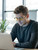 ZanyLen Blue Light Glasses | Men Browline Gaming Glasses | Anti Eye Strain & Migraine Blue Blocker Eyeglasses(Black Gold)