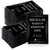 Ctosree 150 Pcs Makeup Wipes Individually Wrapped Disposable,Black