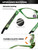 ANYLUV Blue Light Blocking Glasses Men Computer Gaming Glasses Lightweight Al-Mg Metal Anti Eyestrain Eye Protection Green Clear 1x