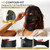 4D Contour-Fit LED Light Therapy Mask for Face & Neck, Red Light Therapy Mask with 7 Colors & NIR Light, Rechargeable Cordless Facial Mask for At-Home Skincare, Black