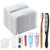 Gisdo 50-Pack Toiletry Kits - Personal Hygiene & Travel Kit for Men, Women & Charity - Disposable, Bulk Homeless Care Package Supplies