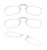 Always With You by ThinOptics Armless Reading Glasses Multi-Pack - Ultra-Thin, Lightweight Pocket Readers for Men & Women - Slim, Comfortable Design - 3 Pack Clear, 1.5x