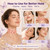SwanRose Hydrogel Neck Wrinkle Patches, Collagen Neck Mask, Purple, 5pcs