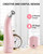 NEWDERMO 2-in-1 Microdermabrasion Machine for Facial(Pink)