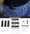 3 Pack Ultra thin Lightweight Folding Reading Glasses Women Men TR90 Blue Light Blocking Anti UV/Eyestrain Foldable Compact Computer Readers Portable Unique Stretchable Slim Flat case Gunmetal +3.0