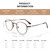 RB.Pilot Small Metal Round Reading Glasses for Women Men Classic Vintage Retro Shades Blue Light Blocking Computer Readers