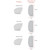 Setex Gecko Grip 1.8mm Thick Anti Slip Eyeglass Nose Pads, (Bulk Pack 15 Clear Pair) USA Made, 2500 Innovative Microstructured Fibers per Nose Pad, 1.8mm x 7mm x 16mm