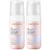 Evereden Kids Face Wash, Dermatologist-Tested, EWG Verified, Peach, 2-Pack
