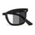 Cyxus Foldable Photochromic Glasses for Men Women UV Protection with Blue Light Blocking（8082i02 Black）
