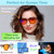 Orange +1.5 Blue Light Blocking Reading Glasses for Better Sleep - Amber Readers & Migraine Glasses for Women & Men - 1.5 Orange Reader Blue Light Blockers for Computer Eye Strain Eye Fatigue (+1.50)
