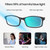PROSPEK Blue Light Blocking Glasses for Women & Men, 99% Harmful Blue Light Filter, Anti-Glare Clear Lenses, Non-Prescription Computer Glasses