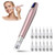 Pen-Dermiprick Facial & Scalp Derma Roller Tool -0.25mm Skin Care Roller with 12 Replacement Heads, Home Use Derma Pen Microneedle Skin Care Kit for Women Men (Red-1)