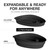 Cold Face Plunge Bowl Nordic Face Plunge with Breathing Tube (Black)
