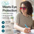 Sleep ZM Blue Light Blocking & Light Sensitivity Clip On Glasses - 14 Lens Types for Comfort, Relaxation, Sleep, Reading & Relief - 50+ Styles - Metallic - Red SleepAidMax Lens