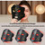 Red Light Therapy for Face, LED Face Mask Light Therapy, 4 Light Modes with NIR, Red & Blue LED Light Therapy USB-C, Remote Control Portable LED Mask for Home & Travel (Black)