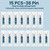 15Pcs 36Pin Microneedling pen Cartridges for Dr Pen A11/M8S at Home Use