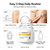 QGKALF Underarm and Bikini Area Brightening Serum Roll-On, Dark Spot Corrector with Niacinamide & Tranexamic Acid for Intimate Areas, Inner Thighs & Elbows (1 Pack / 30ml)