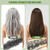 Brown Hair Dye Shampoo for 100% Gray Coverage, 3 IN 1 Hair Color Shampoo