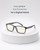 Prospek Blue Light Glasses – Eye Strain Relief, Anti Glare Obsidian NO Diopters, Regular