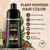 Luxury Blonde Hair Dye Shampoo, 3-in-1 Natural Hair Color for Gray Coverage