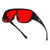 TIJN Blue Light Blocking Fit Over Glasses for Men Women, Dual AR Coating, Oversized Aviator Frame for Computer Gaming Screen