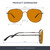 GUNNAR Gaming Glasses - Fallout Brotherhood of Steel Gunmetal Amber Max Lens - Blue Light Blocking Relieve Dry Eye