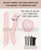 Classic Heatless Curls Overnight Rods No Heat Hair Curlers to Sleep in Foam Soft Hair Rollers for Thick & Long Hair Blowout Look, Heatless Flexible Curling Rod Set with Satin Wrap for Sleeping