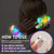 18 PCS Light Up Scrunchies, 3 Glow Modes LED Hair Accessories