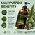 Pure Jamaican Black Castor Oil 16oz Glass Bottle Extra Dark & Cold Pressed